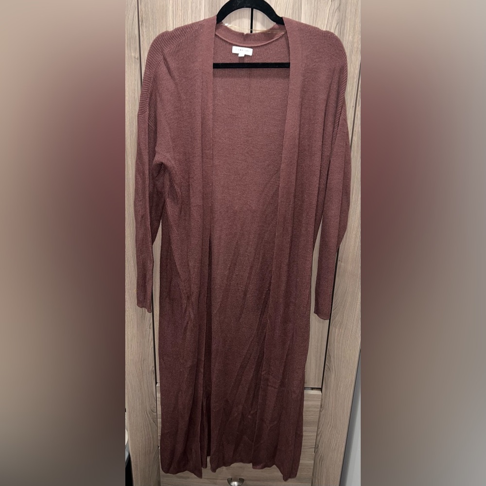 Long Brown Cardigan